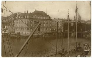 Königsberg (Pr.), Stadtkreis Königsberg Königsberg, Pregelpartie mit Grüner Brücke II Königsberg, Pregel