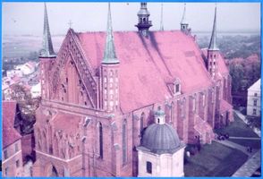 Frauenburg, Kreis Braunsberg Frauenburg, Blick auf den Dom, die Stadt und das Haff VIII Frauenburg, Dom