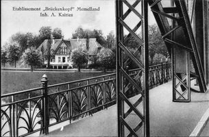 Tilsit, Stadt, Stadtkreis Tilsit Tilsit, Übermemel, Etablissement  Brückenkopf IXX Tilsit, Ortsteil Übermemel