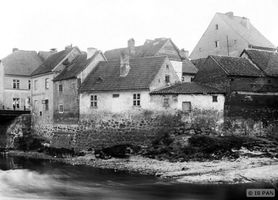 Braunsberg Kr. Braunsberg, Kreis Braunsberg Braunsberg, Häuser an der Stadtmauer, Feldseite 