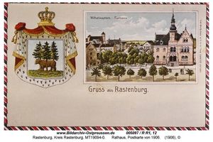 Rastenburg, Stadt, Kreis Rastenburg Adolf-Hitler-Platz