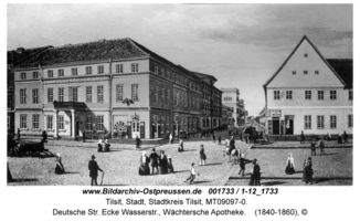 Tilsit, Stadt, Stadtkreis Tilsit Deutsche Straße