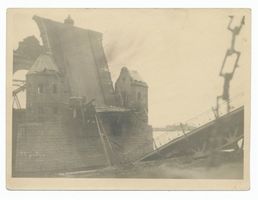 Tilsit, Stadt, Stadtkreis Tilsit Tilsit, Die gesprengte Luisen-Brücke IV 