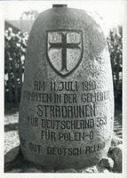 Stradaunen, Kreis Lyck Stradaunen, Abstimmungsstein 