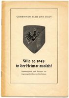 Gumbinnen, Stadt, Kreis Gumbinnen Straße der SA (fr. Wilhelmstraße bzw. Stallupöner Straße) Gumbinnen, Sprengung des Kirchturms Dezember 1944 Гумбиннен, взрыв церковной башни, декабрь 1944