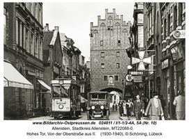 Allenstein, Stadtkreis Allenstein  Allenstein, Hohes Tor