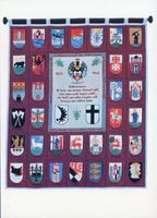  Ostpreußen, Wandteppich mit Wappen 