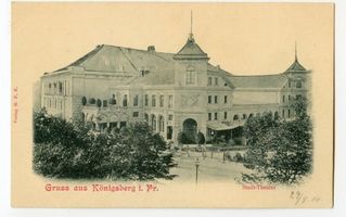 Königsberg (Pr.), Stadtkreis Königsberg Königsberg (Pr.), Stadttheater XV Кёнигсберг (Пр.), городской театр, XV