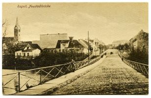 Ragnit, Kreis Tilsit-Ragnit Ragnit, Neustadtbrücke 