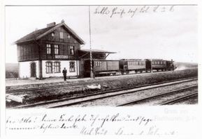 Fischhausen, Stadt, Kreis Samland Fischhausen, Kreisbahnhof Фишхаузен, вокзал окружной железной дороги