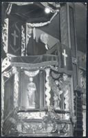 Passenheim, Stadt, Kreis Ortelsburg Passenheim, Kirche, Pol. - ev. Pfarrer auf der Kanzel 