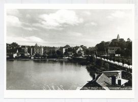 Osterode (Ostpr.), Kreis Osterode Osterode (Ostpr.), Drewenzsee, Uferpromenade mit Bucht Osterode, Stadtmotive