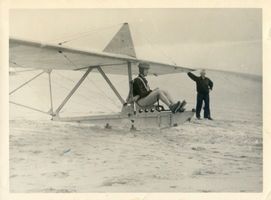 Rossitten Kr. Samland, Kreis Samland Rossitten Kr. Samland, Segelflugschüler, Anfängerschulung 
