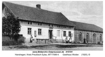 Hanshagen, Kreis Preußisch Eylau 
