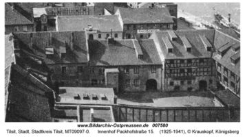 Tilsit, Stadt, Stadtkreis Tilsit Packhofstraße 15  Tilsit, Bereich nördlich der Deutschen Str.