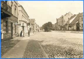 Lyck, Stadt, Kreis Lyck Lyck, Alter Stadtteil, Straßenbild 