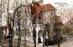 Neidenburg, Stadt, Kreis Neidenburg Neidenburg, Landwirtschaftliche Schule Найденбург, сельскохозяйственная школа