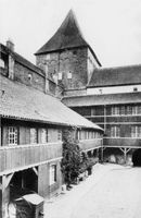 Neidenburg, Stadt, Kreis Neidenburg Neidenburg, der Burghof der Neidenburg Neidenburg, Schloß