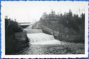 Heiligenbeil, Kreis Heiligenbeil Heiligenbeil, Wasserfall gegenüber der Kaserne 
