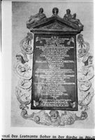 Alt Pillau, Kreis Samland Alt Pillau, Kirche, Epitaph Familie Leutnant Soher 