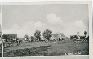 Groß Rogallen, Kreis Johannisburg Groß Rogallen, Dorfansicht Гросс Рогаллен, вид деревни