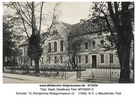 Tilsit, Stadt, Stadtkreis Tilsit Schulstraße, Tilsit