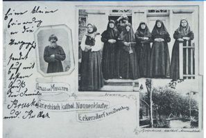 Eckertsdorf, Kreis Sensburg Eckertsdorf, Griechisch-katholisches Nonnenkloster, Nonnen und Kloster 