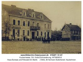 Kuckerneese, Ort, Kreis Elchniederung Am Markt