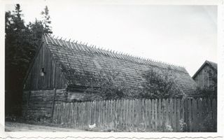 Grünfließ Kr. Neidenburg, Kreis Neidenburg Grünfließ Kr. Neidenburg, Alter Schuppen 