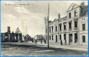 Ebenrode, Stadt, Kreis Ebenrode Stallupönen, Kriegszerstörungen II Erster Weltkrieg