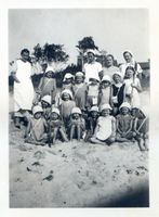 Lochstädt, Kreis Samland Lochstädt, Seeheilstätte für Kinder, Kinder am Strand II 