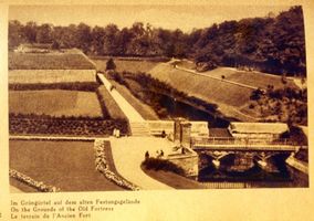 Königsberg (Pr.), Stadtkreis Königsberg Königsberg, Grünanlagen auf dem alten Festungswallring II Königsberg, Festungsanlagen, Tore
