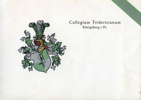Königsberg (Pr.), Stadtkreis Königsberg Königsberg (Pr.), Postkarte des Collegium Fridericianum Кёнигсберг (Пр.), почтовая открытка Коллегии Фридерицианум