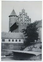 Allenstein, Stadtkreis Allenstein Allenstein, Schloß, Ostgiebel von Südosten gesehen Allenstein, Schloß
