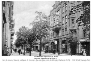 Tilsit, Stadt, Stadtkreis Tilsit Hohe Straße