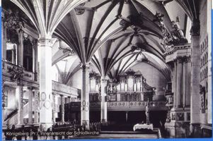 Königsberg (Pr.), Stadtkreis Königsberg Königsberg, Schloßkirche, Blick zur Orgel IV Königsberg, Schloßkirche