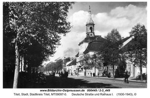 Tilsit, Stadt, Stadtkreis Tilsit Deutsche Straße  