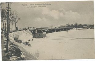 Tapiau, Kreis Wehlau Tapiau, Neue Kronprinzenbrücke 