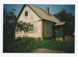 Metgethen, Ort und Bahnstation, Stadtkreis Königsberg Hindenburgweg 64 Metgethen,  Hindenburgweg 64, Haus Hillgruber Metgethen, Häuser früher und heute