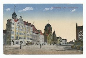 Königsberg (Pr.), Stadtkreis Königsberg Lindenstraße Königsberg, Lindenstraße, Synagoge und Jüdisches Waisenhaus Königsberg, Synagoge