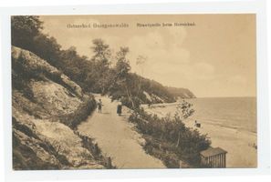 Georgenswalde, Kreis Samland Georgenswalde, Strandpartie am Herrenbad Samländische Steilküste