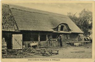 Pillkoppen, Kreis Samland Pillkoppen, Altes kurisches Fischerhaus 
