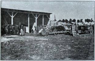 Tilsit, Stadt, Stadtkreis Tilsit Tilsit, Flüchtlingslager auf dem Rennplatz I Tilsit, Erster Weltkrieg, russische Besetzung und Befreiung 1914