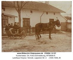 Kuckerneese, Ort, Kreis Elchniederung Lappiener Straße