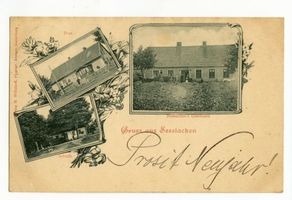 Seßlacken, Kreis Insterburg Seßlacken, Post, Schule und Gasthaus Neumann 