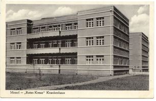 Memel, Stadt, Stadtkreis Memel Memel,  Rotes Kreuz  Krankenhaus 