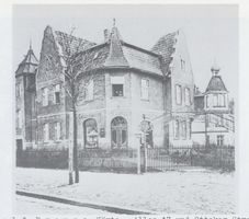 Königsberg (Pr.), Stadtkreis Königsberg Körteallee (fr. Königinallee) 17 Königsberg, Körteallee 17 und Ottokarstraße 30, Rudolf Preuss, Delikatessen- und Kolonialwaren- Handlung Königsberg, Stadtteil Amalienau