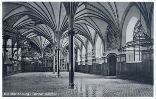 Marienburg, Westpr., Kreis Marienburg Marienburg i. Westpr., Großer Remter Marienburg, Schloß, Innenräume