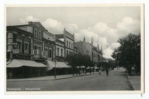 Gumbinnen, Stadt, Kreis Gumbinnen Adolf-Hitler-Straße (fr. Darkehmer Straße bzw. Königstraße) Gumbinnen, Königstraße IV 