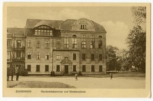 Gumbinnen, Stadt, Kreis Gumbinnen Gumbinnen, Handwerkskammer und Meisterschule Гумбиннен, ремесленная палата и ремесленная школа